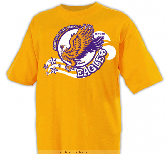 classof t-shirt design with 2 ink colors - #SP2884