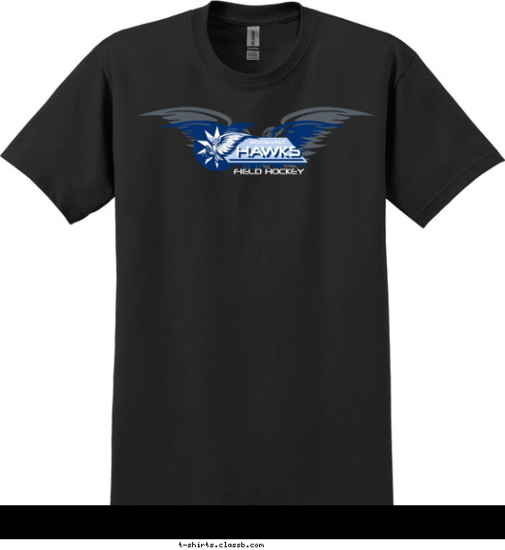 hockey t-shirt design with 3 ink colors - #SP2906