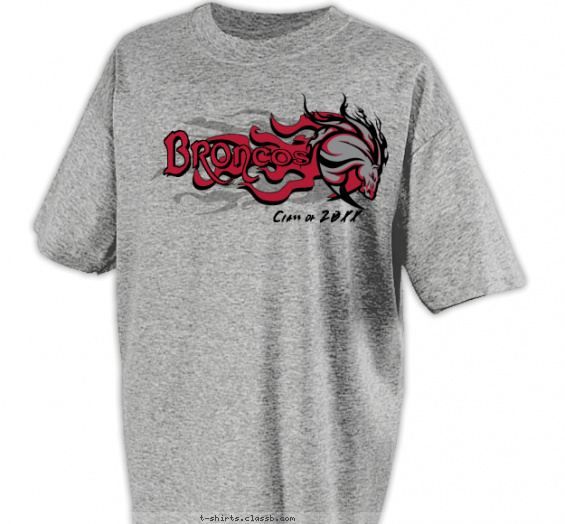 classof t-shirt design with 2 ink colors - #SP2911
