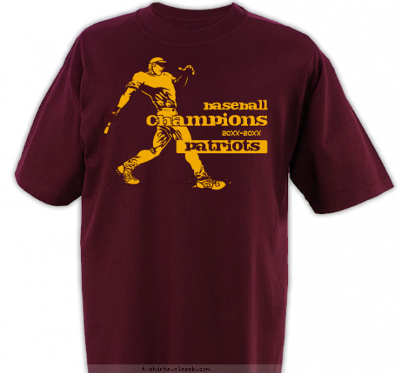 softball t-shirt design with 1 ink color - #SP294