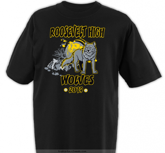 classof t-shirt design with 3 ink colors - #SP2971