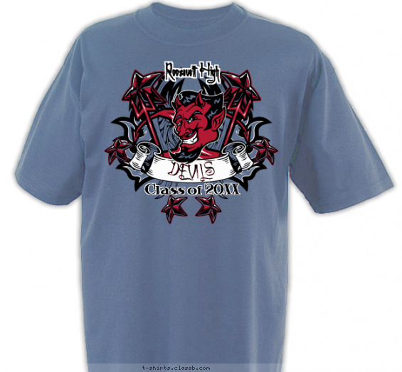 class-of-graduation-year t-shirt design with 3 ink colors - #SP3097