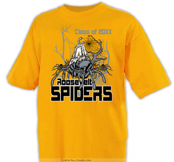 classof t-shirt design with 3 ink colors - #SP3178