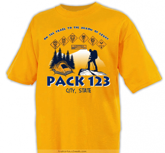 pack t-shirt design with 2 ink colors - #SP3262