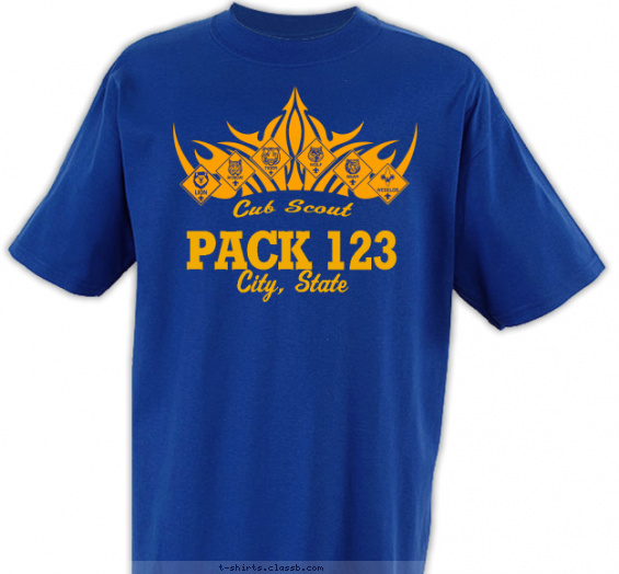 pack t-shirt design with 1 ink color - #SP3535
