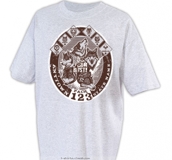 pack t-shirt design with 2 ink colors - #SP3676