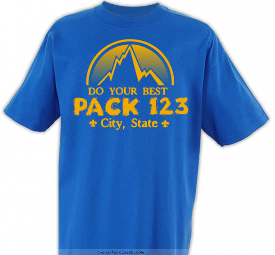 pack t-shirt design with 1 ink color - #SP3678