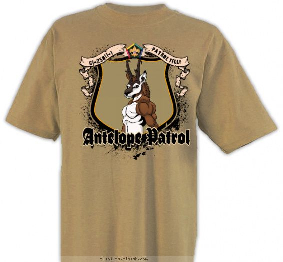 wood-badge-patrol t-shirt design with 6 ink colors - #SP3748