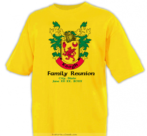 family-reunion t-shirt design with 3 ink colors - #SP378