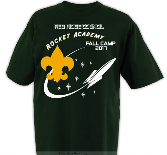 cub-scout-stem-themed-camp t-shirt design with 2 ink colors - #SP3863