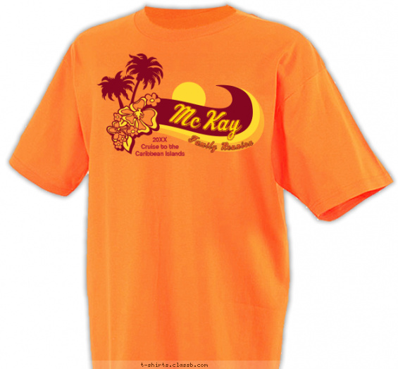 family-reunion t-shirt design with 2 ink colors - #SP414