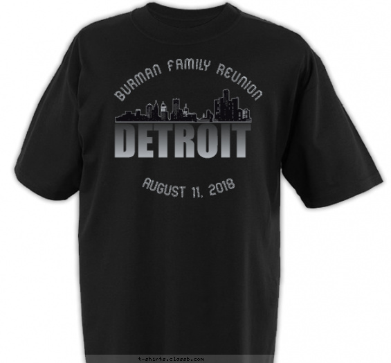 family-reunion t-shirt design with 1 ink color - #SP4195