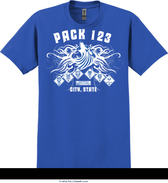 pack t-shirt design with 1 ink color - #SP4201