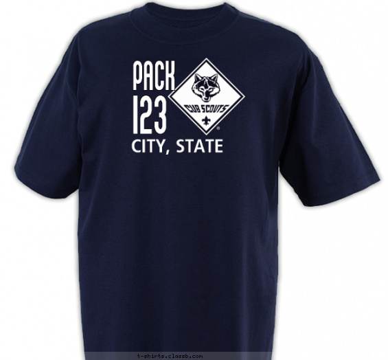 pack t-shirt design with 1 ink color - #SP432