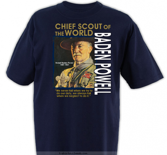 troop t-shirt design with 2 ink colors - #SP4332