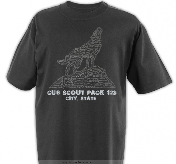 pack t-shirt design with 1 ink color - #SP4371