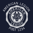 American Legion Dark Badge Emblem