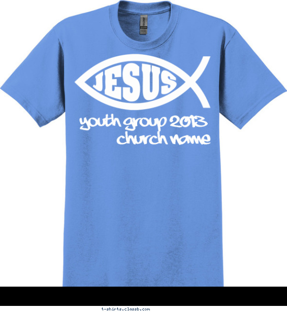 church-youth-group t-shirt design with 1 ink color - #SP4418