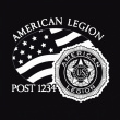 American Legion American Flag Oval