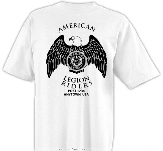 legion-riders t-shirt design with 1 ink color - #SP4449