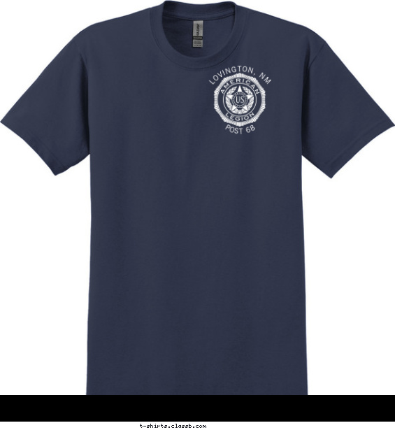 american-legion t-shirt design with 1 ink color - #SP4463