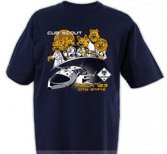 pack t-shirt design with 2 ink colors - #SP4485