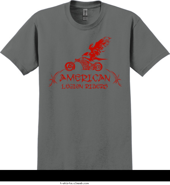 legion-riders t-shirt design with 1 ink color - #SP4742