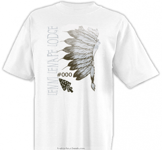 order-of-the-arrow t-shirt design with 2 ink colors - #SP4743
