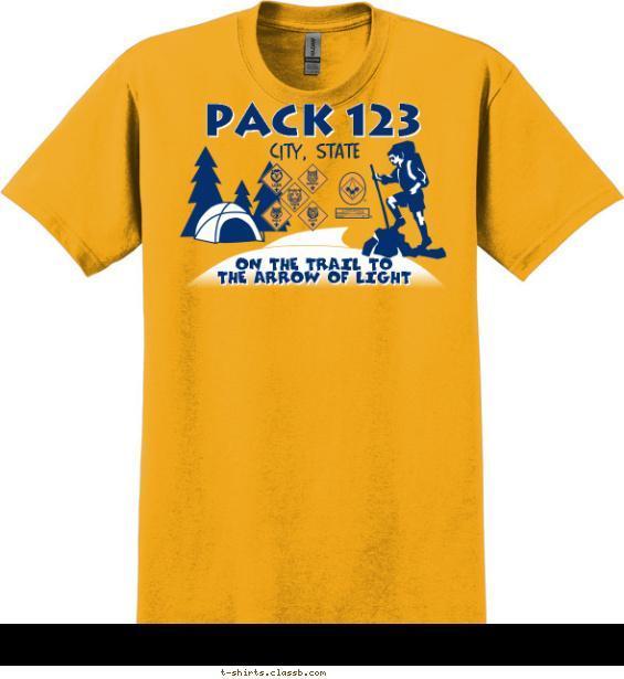 pack t-shirt design with 2 ink colors - #SP49
