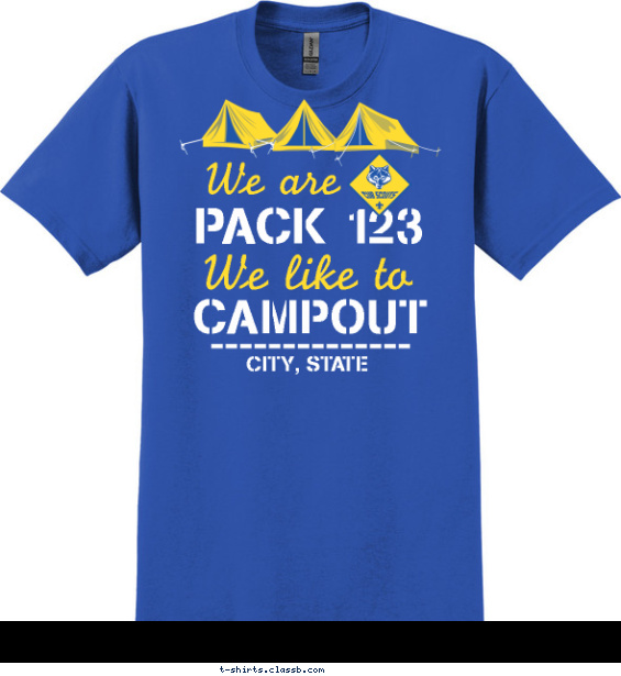 pack t-shirt design with 2 ink colors - #SP5205