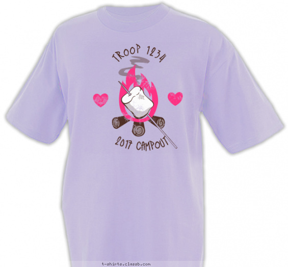 troops-girls t-shirt design with 3 ink colors - #SP5264