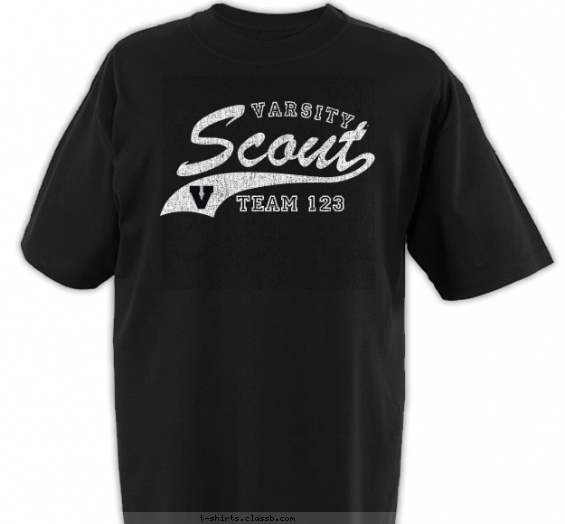 venturing-crew t-shirt design with 1 ink color - #SP537