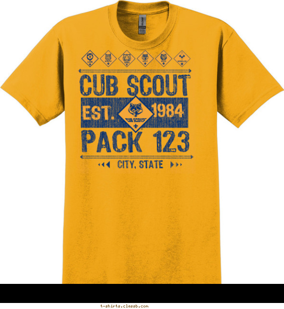 pack t-shirt design with 1 ink color - #SP5370