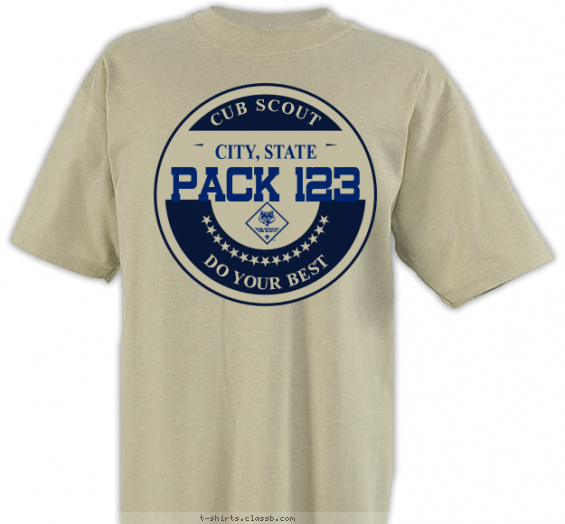 pack t-shirt design with 1 ink color - #SP5374