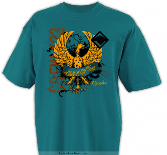 venturing-crew t-shirt design with 3 ink colors - #SP5463