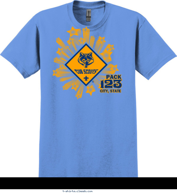 pack t-shirt design with 2 ink colors - #SP550