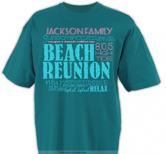 family-reunion t-shirt design with 2 ink colors - #SP5591