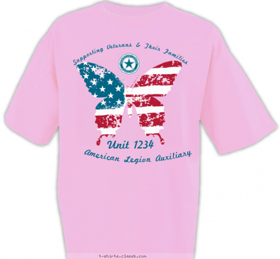 american-legion t-shirt design with 3 ink colors - #SP5684