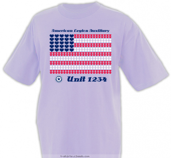 american-legion t-shirt design with 3 ink colors - #SP5687