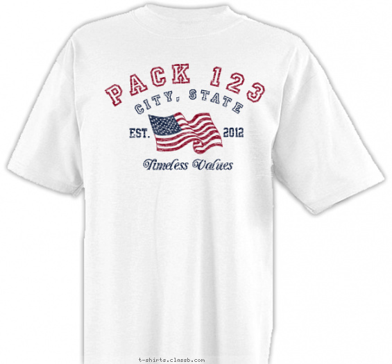 pack t-shirt design with 2 ink colors - #SP570