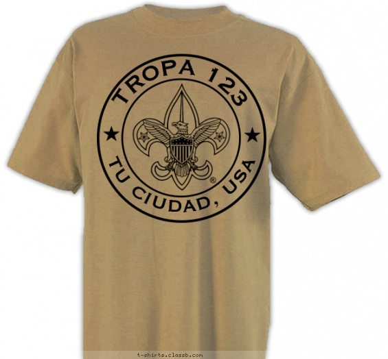 bsa-en-espanol t-shirt design with 1 ink color - #SP5826