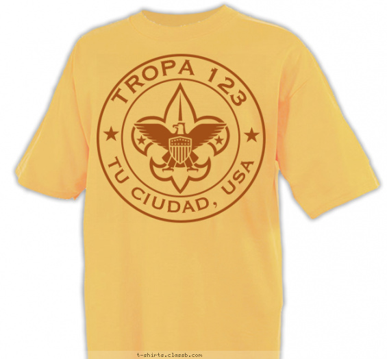 bsa-en-espanol t-shirt design with 1 ink color - #SP5827