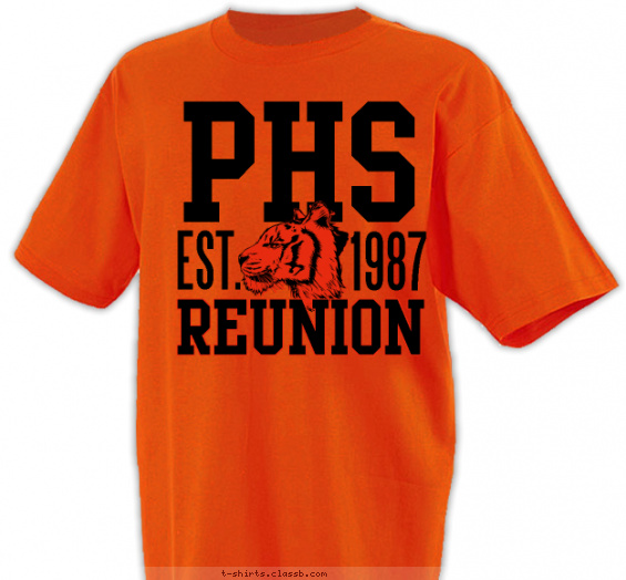 class-reunions t-shirt design with 1 ink color - #SP5840