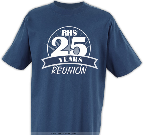 class-reunions t-shirt design with 1 ink color - #SP5847