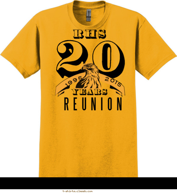 class-reunions t-shirt design with 1 ink color - #SP5849