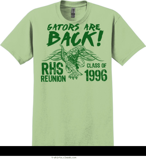 class-reunions t-shirt design with 1 ink color - #SP5851