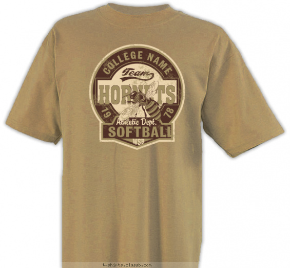 softball t-shirt design with 2 ink colors - #SP5919