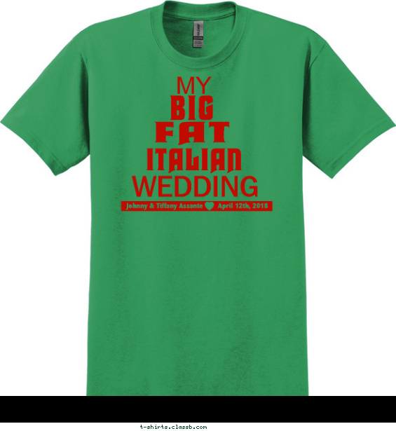weddings t-shirt design with 1 ink color - #SP5999