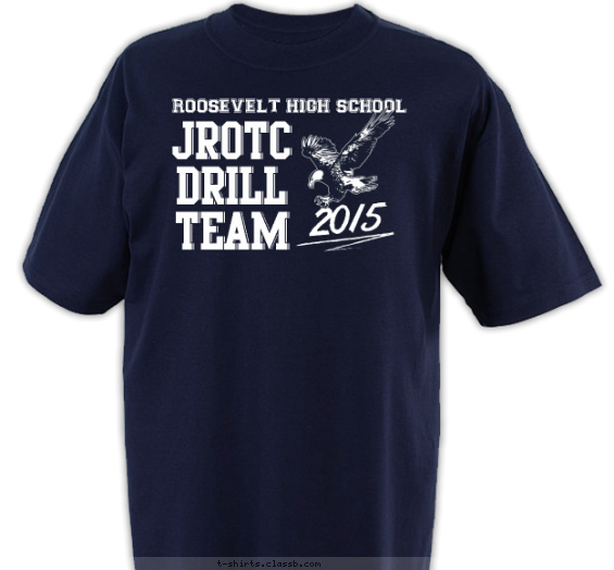 jrotc t-shirt design with 1 ink color - #SP6148