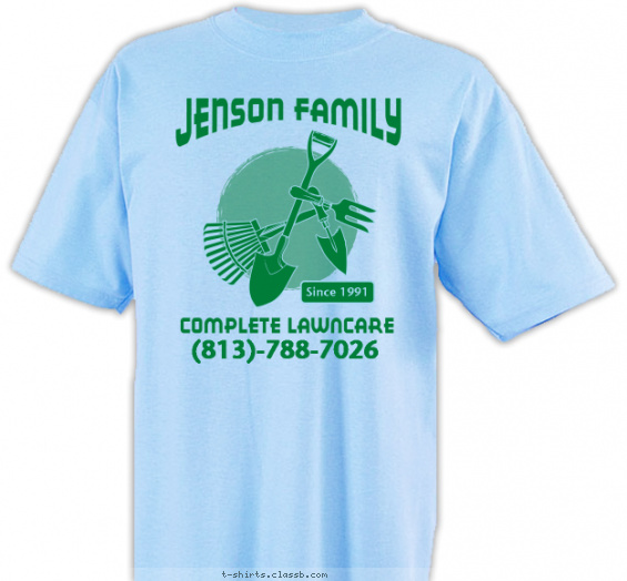 landscaping-lawn-care t-shirt design with 1 ink color - #SP6222